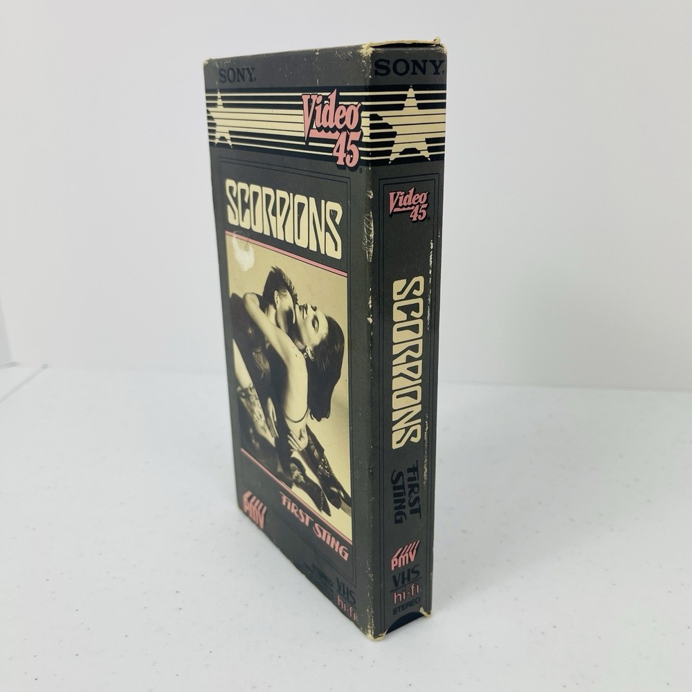 Scorpions First Sting VHS Sony Video 45 Heavy Metal Music Videos - Picture 4 of 6